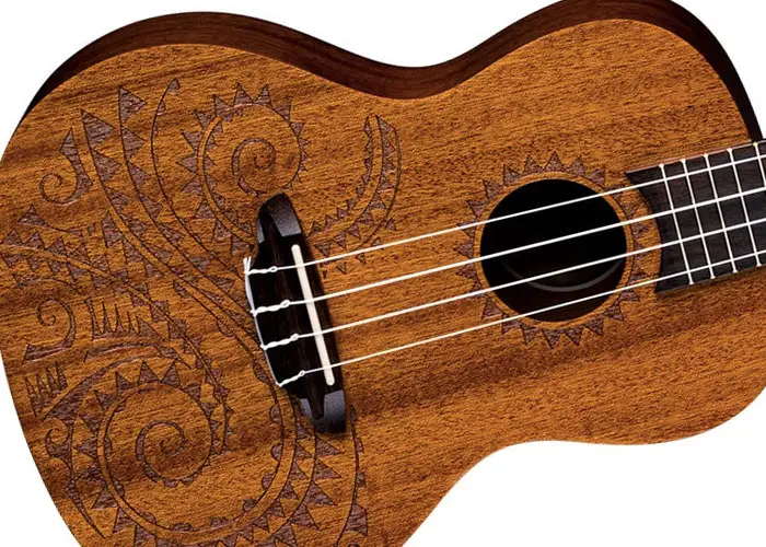 Luna Tattoo Concert Ukulele - Body