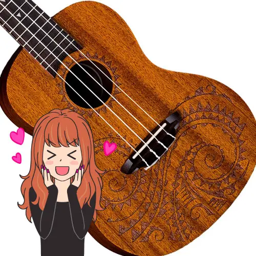 luna tattoo concert ukulele review