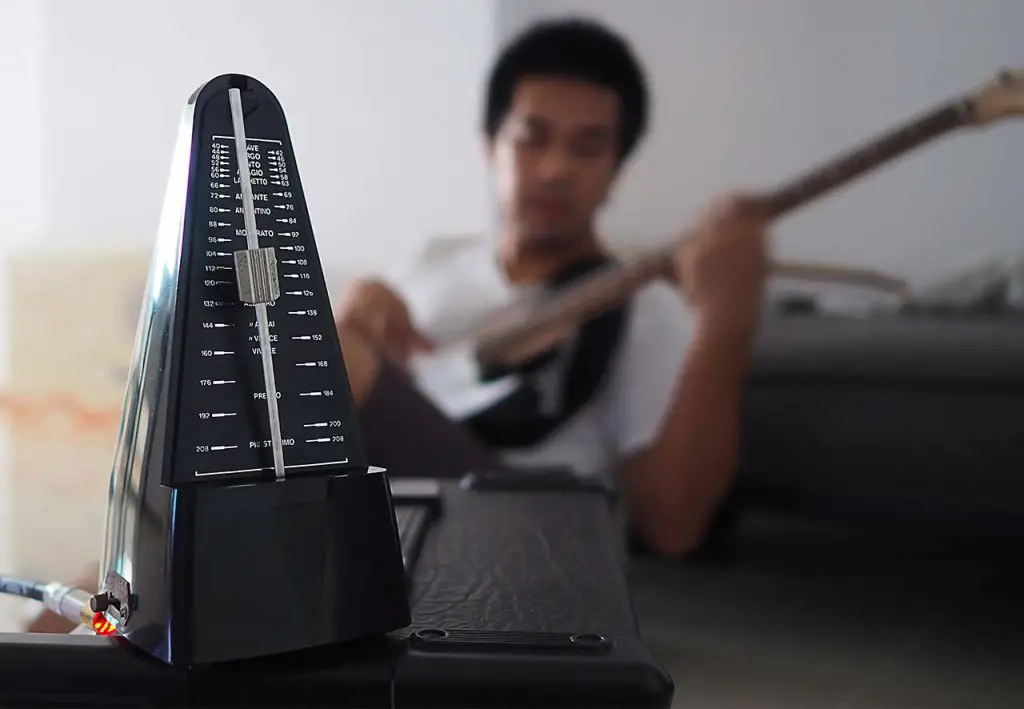 metronome and guitar